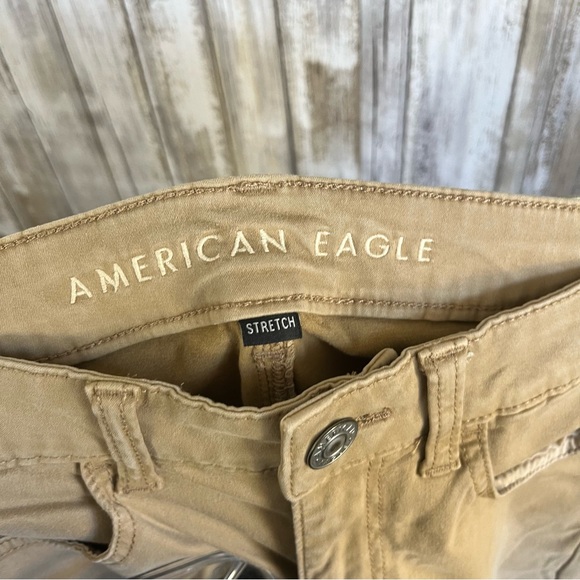 American Eagle Khaki Jegging Mid Rise Khaki Regular 6 - Picture 6 of 8